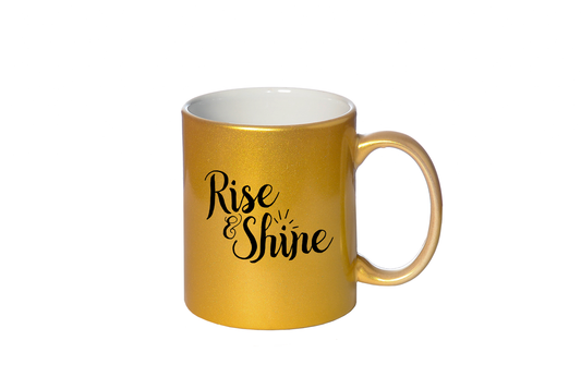 Rise & Shine Mug - Gold