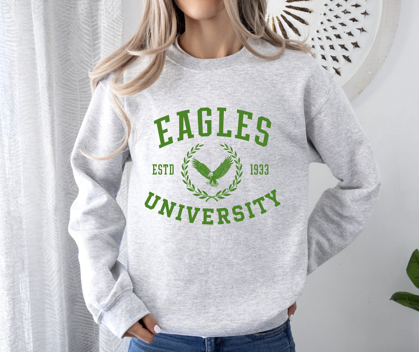 Eagles University Neck Sweatshirt - In 2 Colors