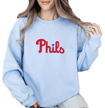 Phils Phillies Baseball Crewneck Sweatshirt - In 4 Colors