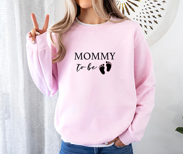 Mommy To Be Crewneck Sweatshirt - In 4 Colors