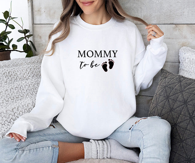 Mommy To Be Crewneck Sweatshirt - In 4 Colors