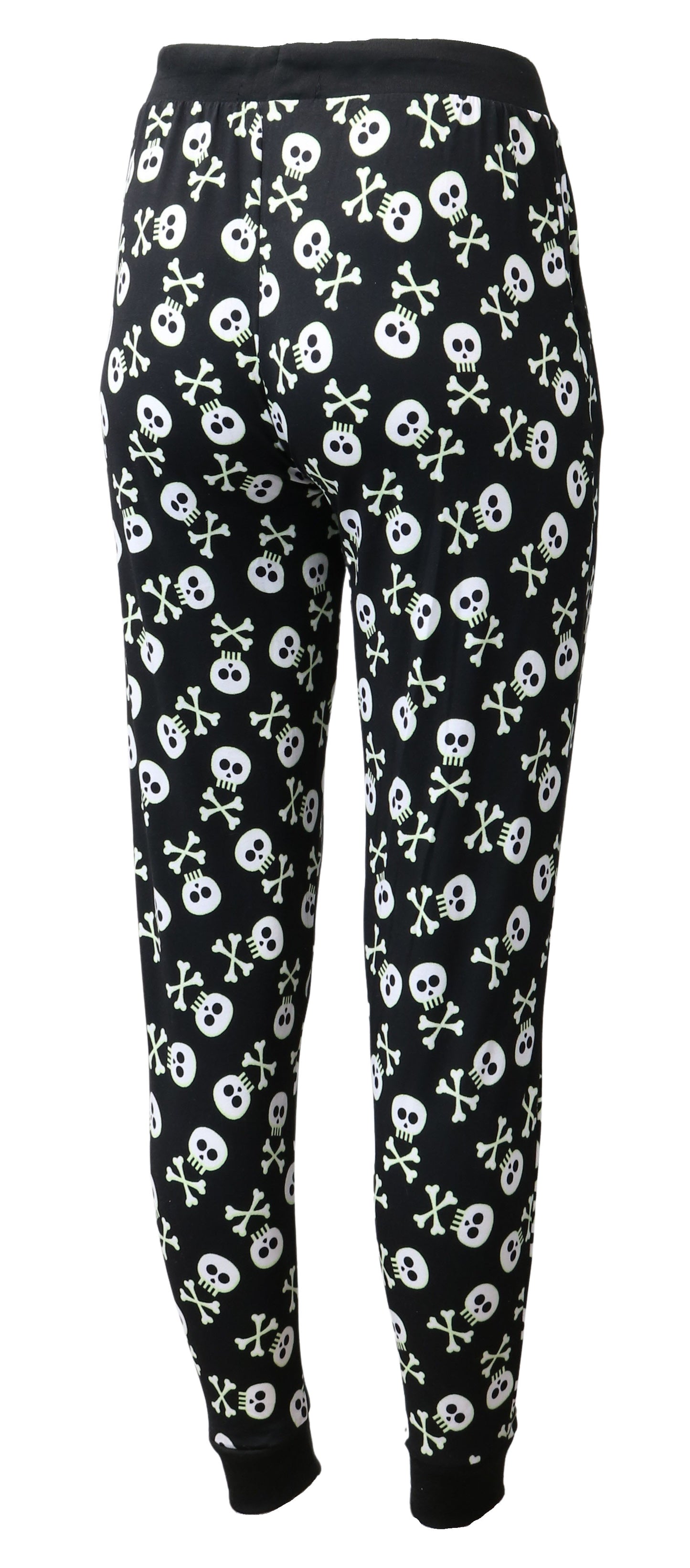 Dead Inside But Feeling Lucky Skull Jogger Pajama Set w/ Pockets