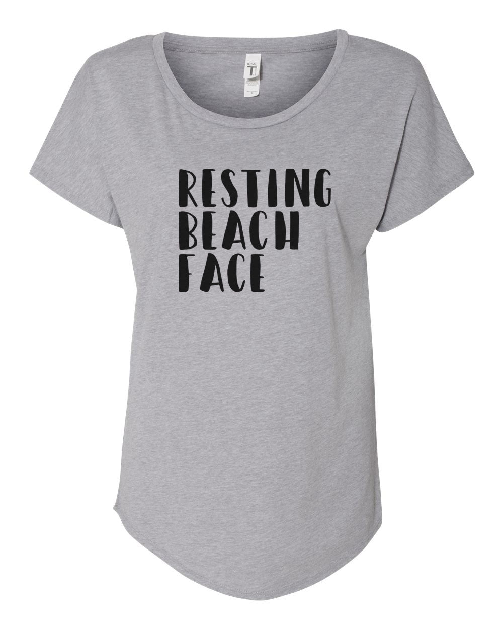 Resting Beach Face Blue Tie Dye Jogger Pajama Set