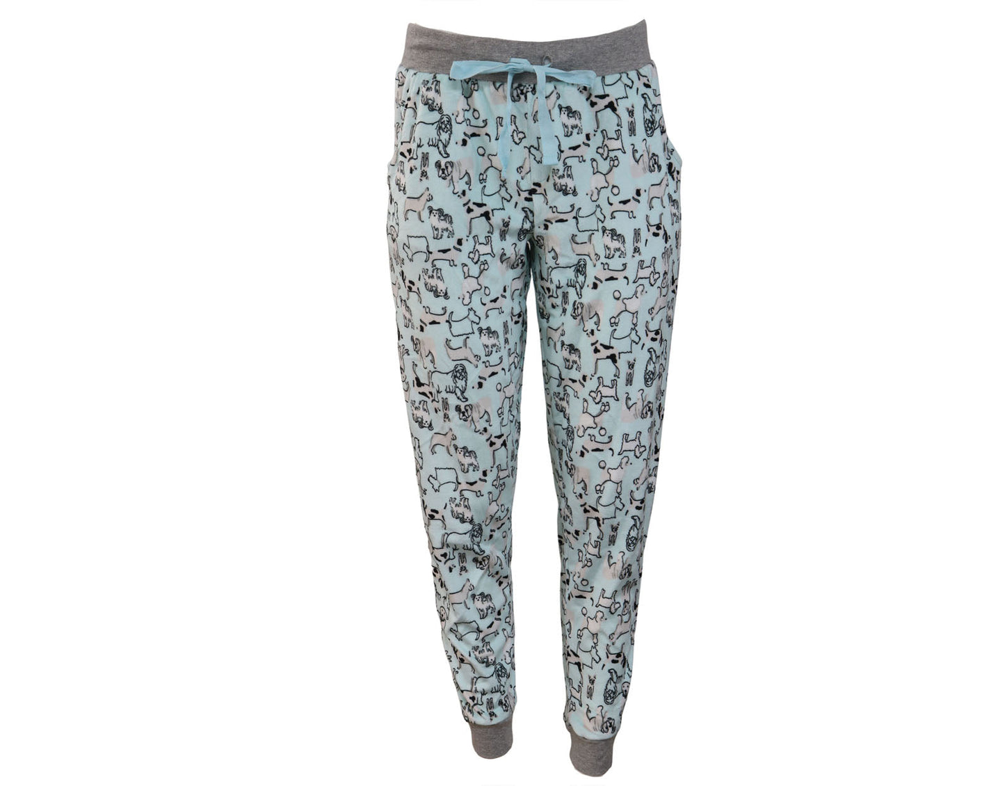 I Wish I Could Text My Dog Baby Blue Puppy Jogger Pajama Set