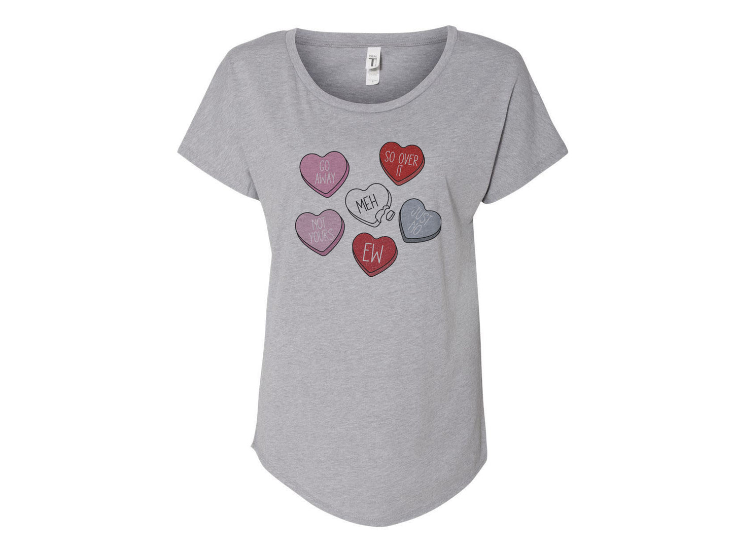 Candy Heart Ladies Shirt & Pant Pajama Set