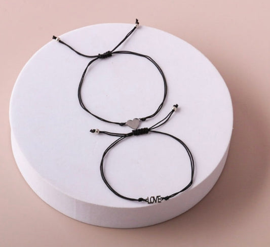 Love & Heart Friendship Bracelet Pack