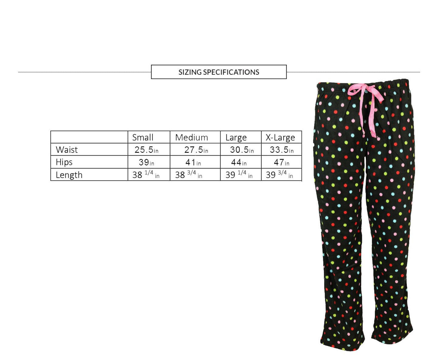 Woke Up Like This Unicorn Pajama Set With Polka Dot Fleece Pants