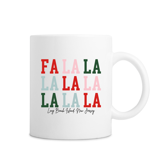 Long Beach Island FALALA Mug - White