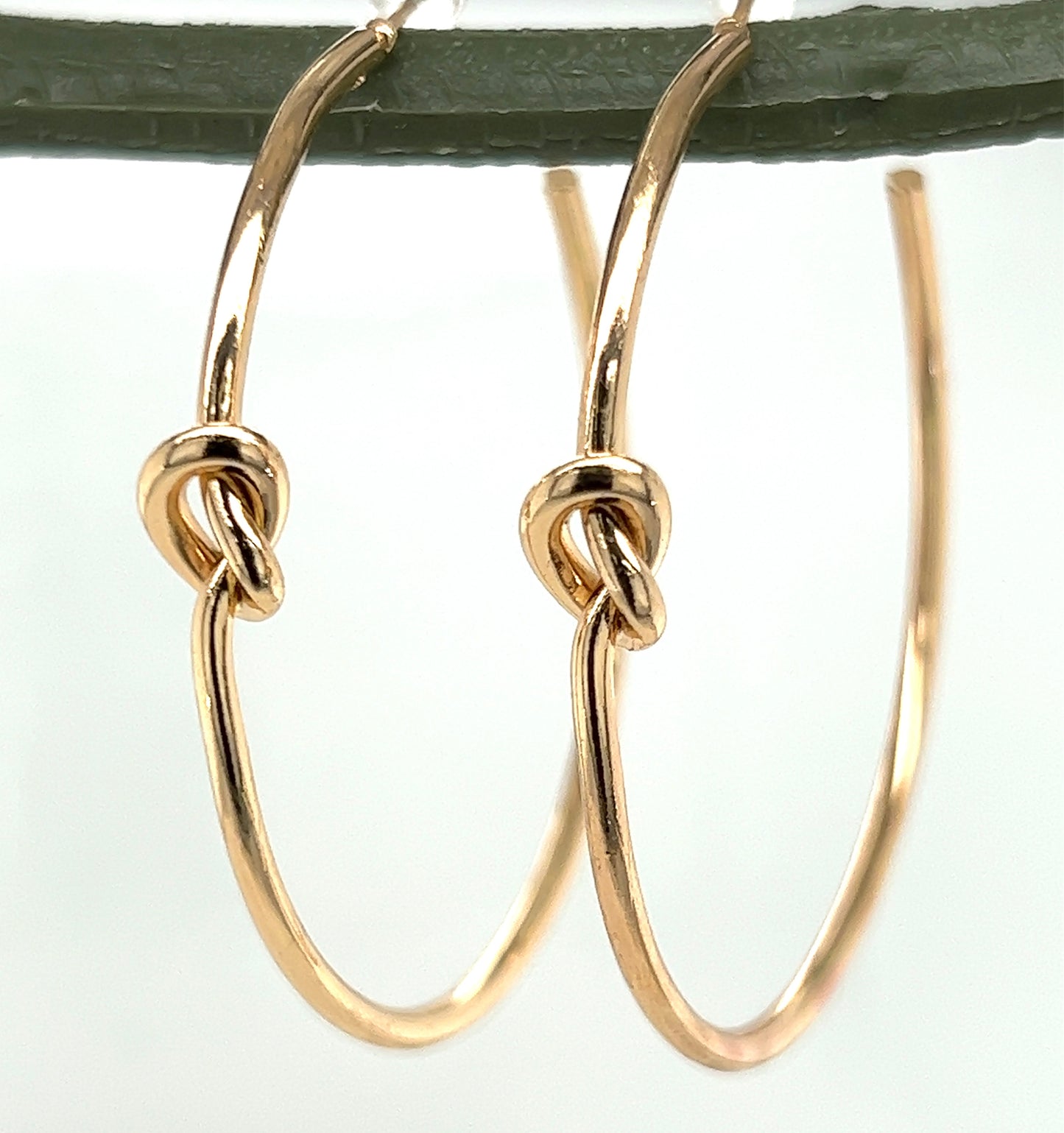 Love Knot Open Hoop Earrings