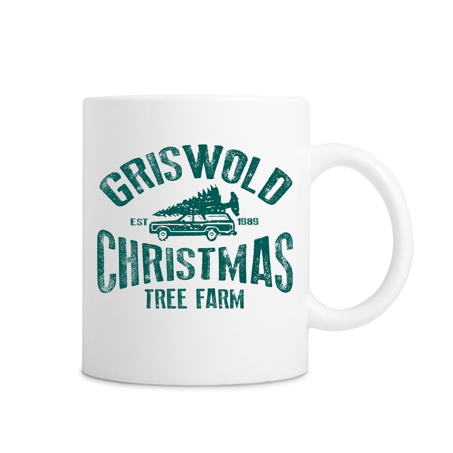 Griswold Christmas Tree Farm Mug - White