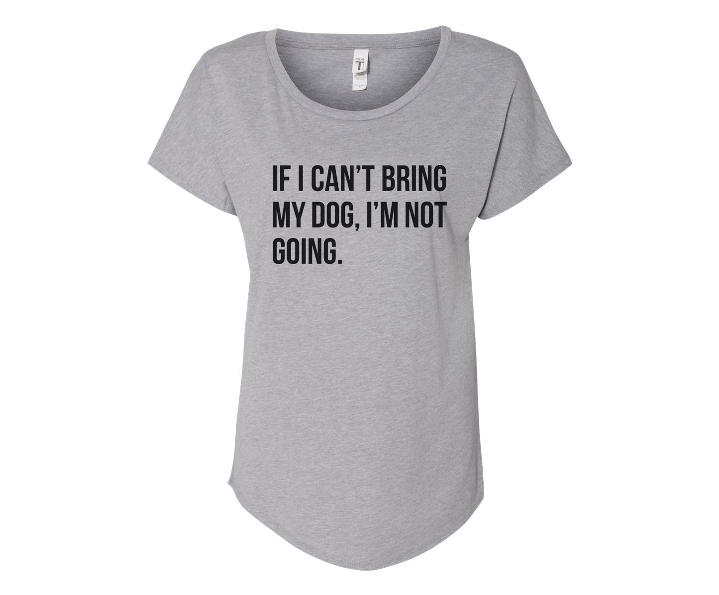 If I Can't Bring My Dog, I'm Not Going Baby Blue Puppy Jogger Pajama Set