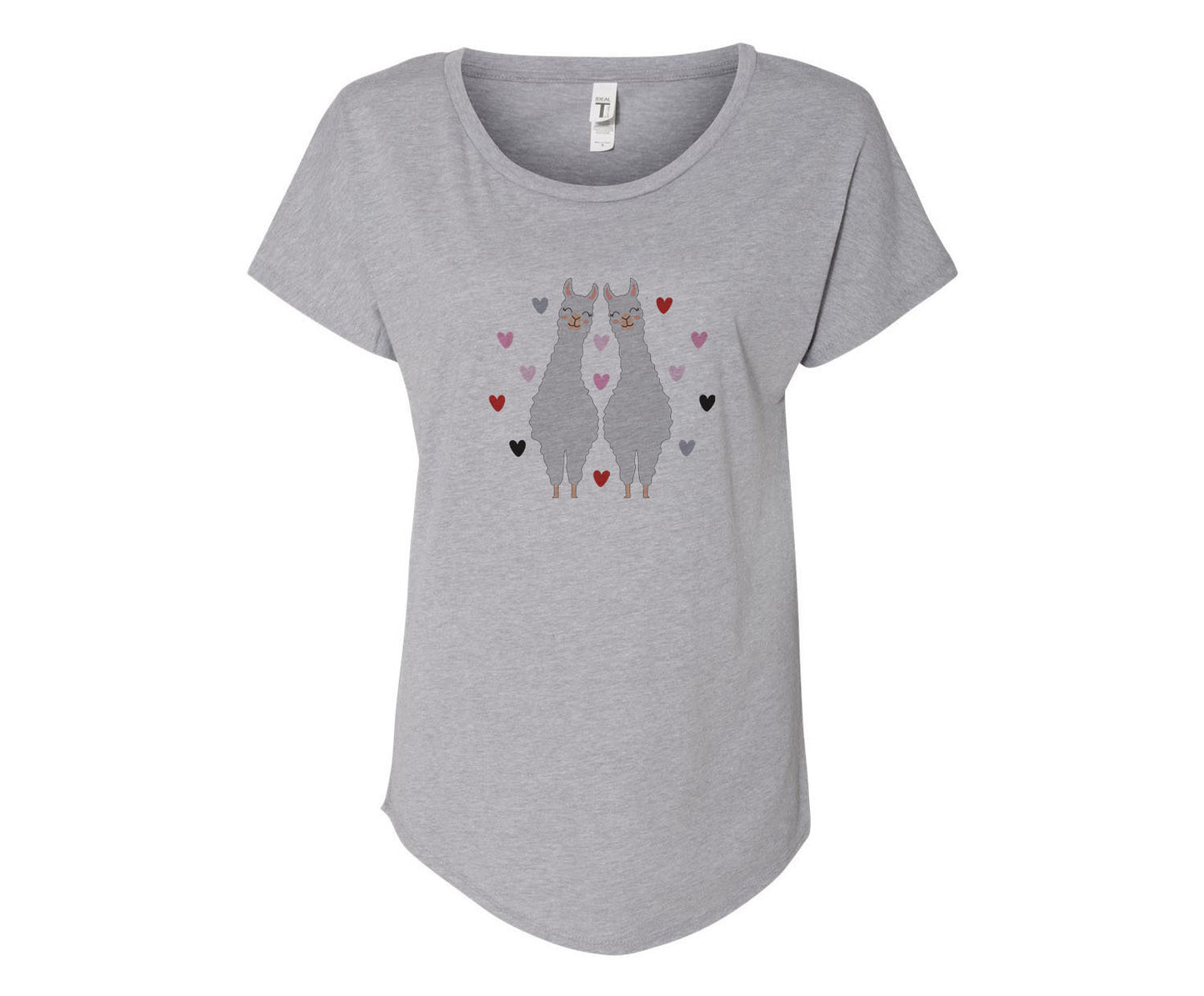 Llama Love Ladies Shirt & Pant Pajama Set