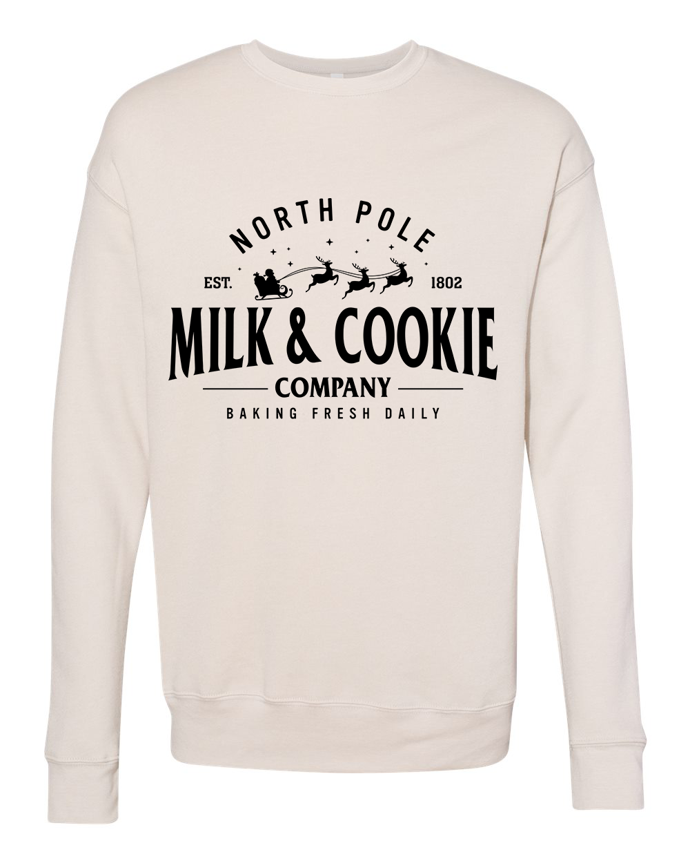 North Pole Milk & Cookie Company Crewneck Sweatshirt - In 3 Colors