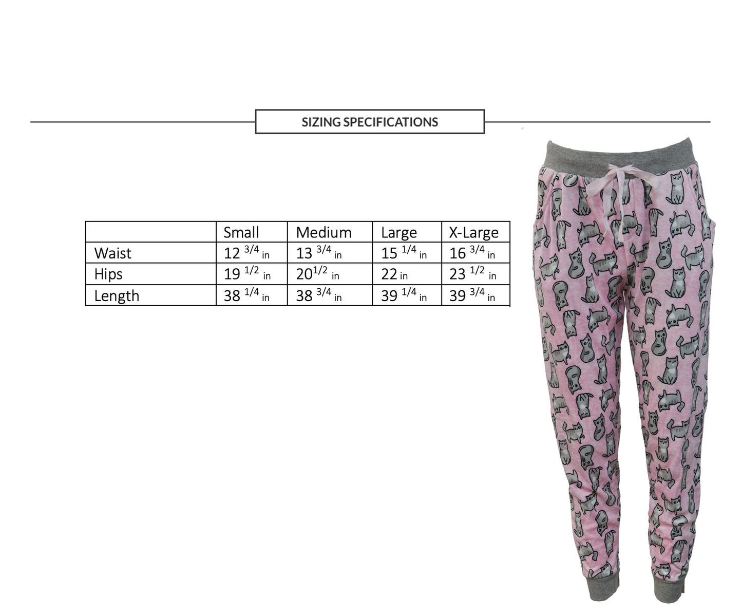 Love Diversity Cat Pink Pajama Jogger Set