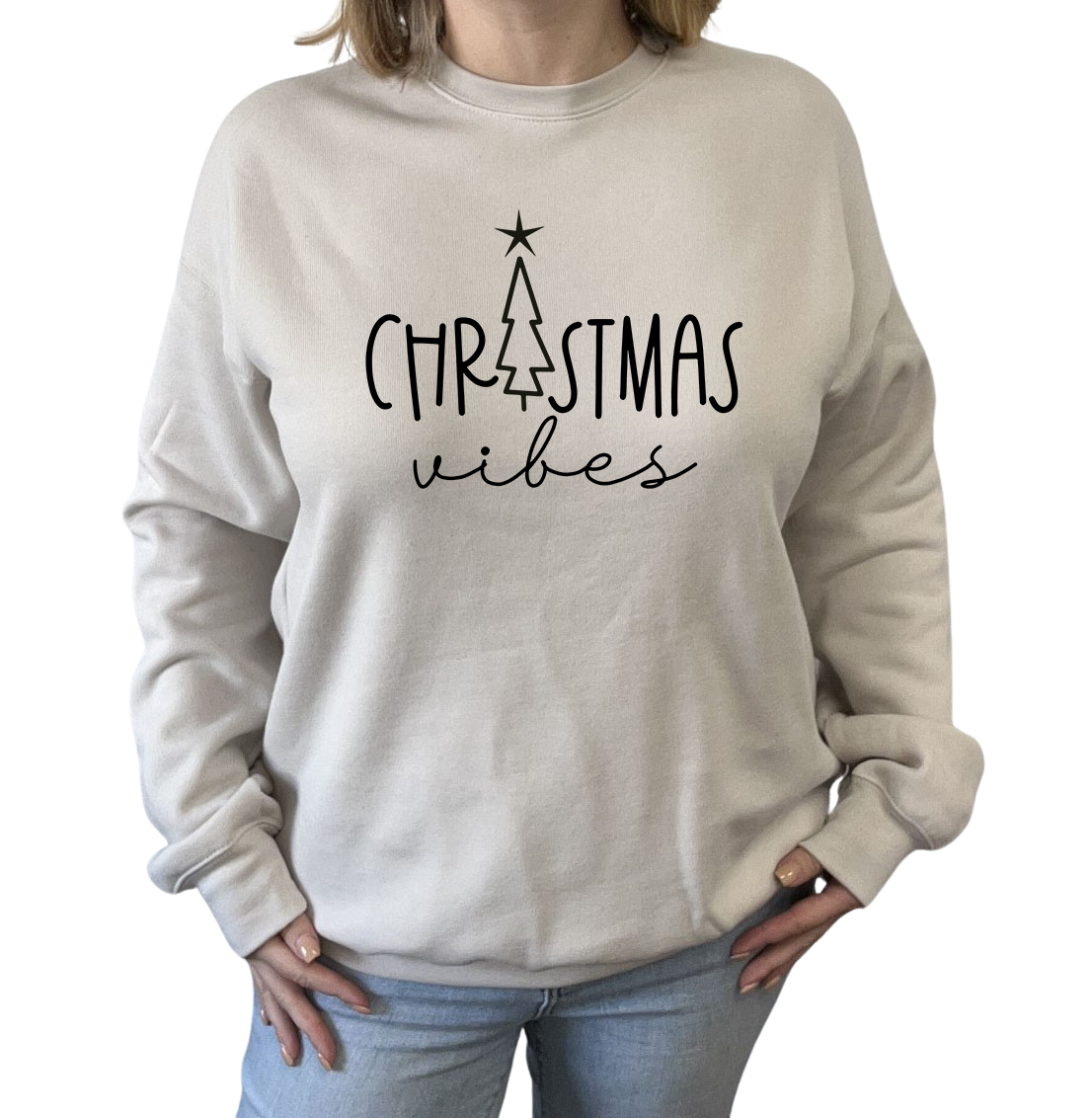 Christmas Vibes Crewneck Sweatshirt - In 3 Colors