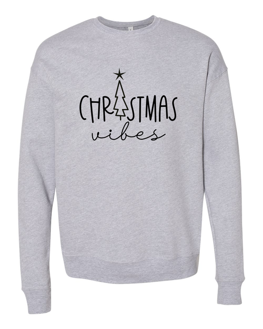 Christmas Vibes Crewneck Sweatshirt - In 3 Colors