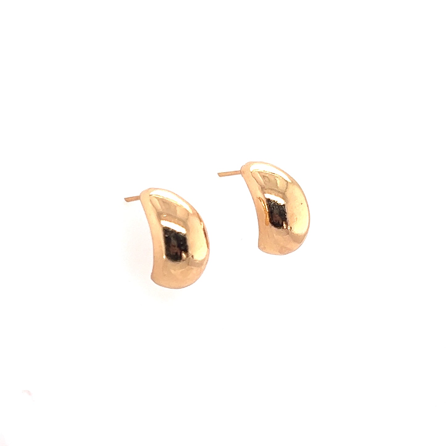 Teardrop Bubble Half Hoop Earrings