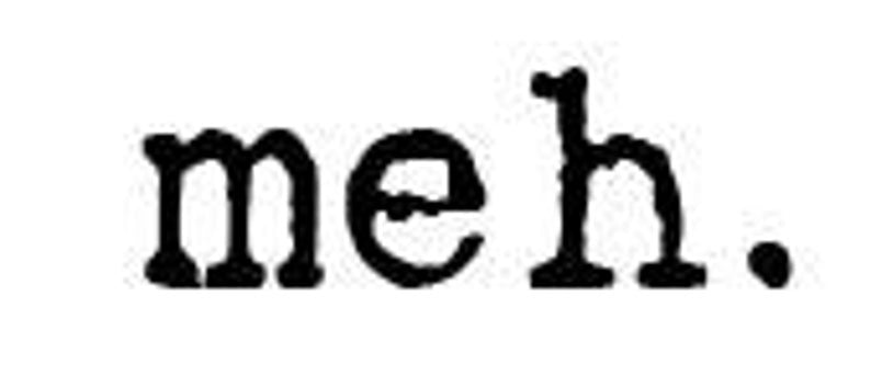 Meh Ladies Tee Shirt - In Grey & White