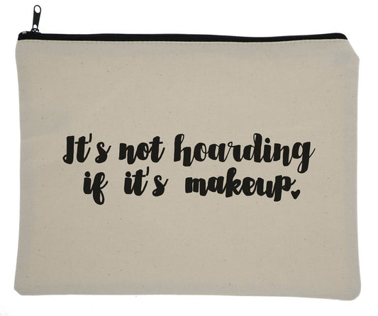 Make Up Hoarding Canvas Zipper Bag