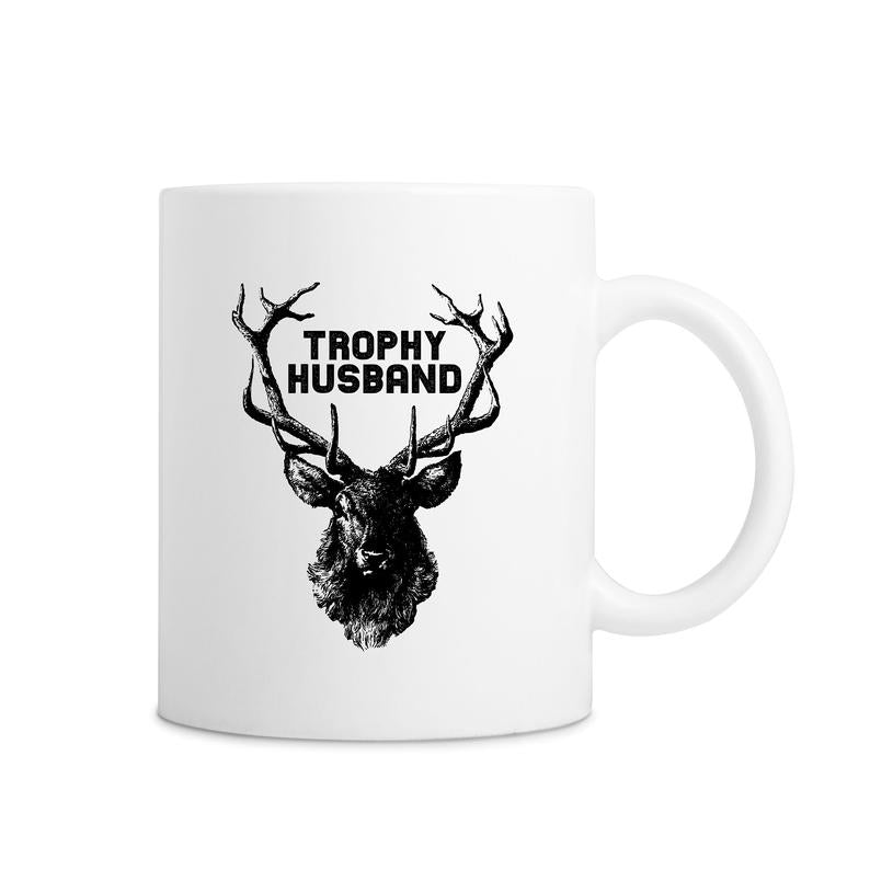 Trophy Husband White Buck Mug