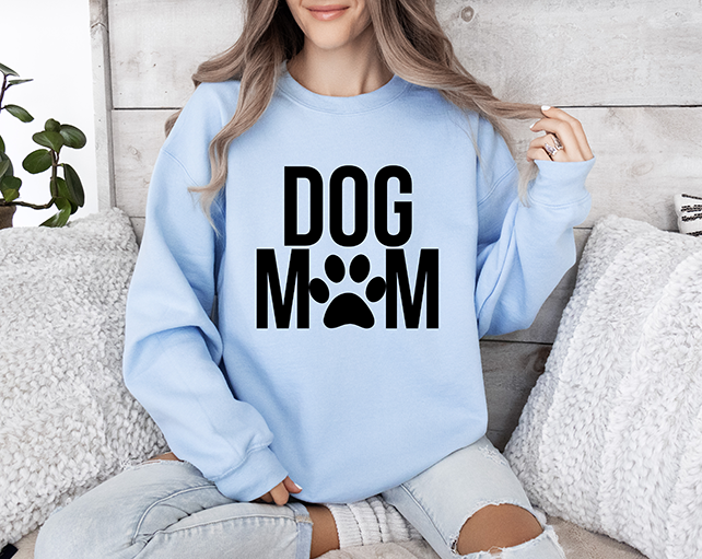 Dog Mom Blue Women's 3 Piece Dog Pajama Set - In 3 Color Choices