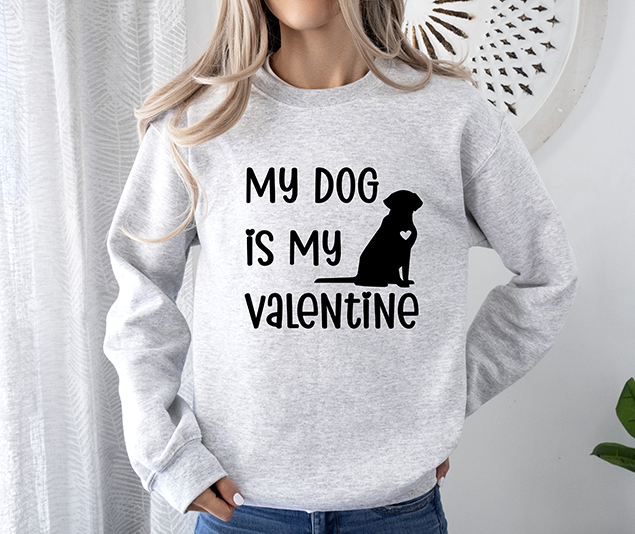 My Dog Is My Valentine Blue Women's 3 Piece Dog Pajama Set - In 3 Color Choices