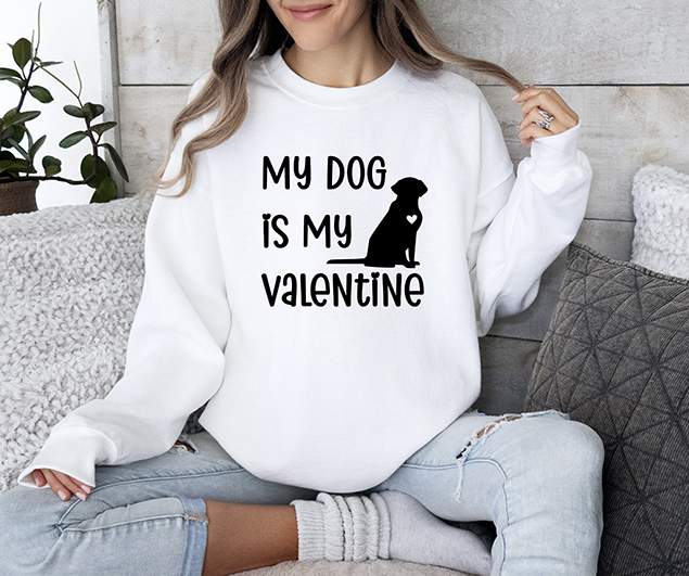 My Dog Is My Valentine Blue Women's 3 Piece Dog Pajama Set - In 3 Color Choices