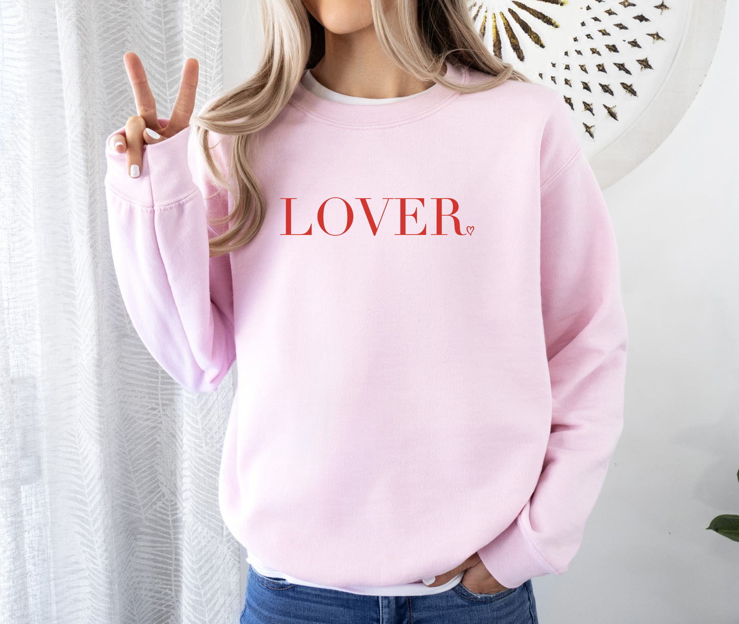 Lover Heart Gilden Crew Neck Sweatshirt - In 3 Colors