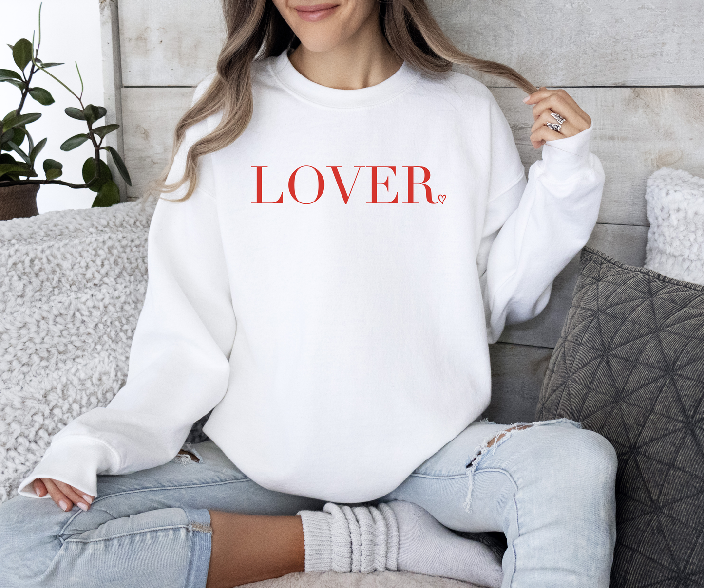 Lover Heart Gilden Crew Neck Sweatshirt - In 3 Colors