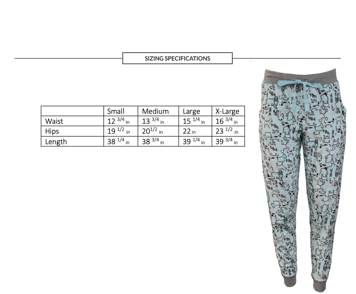 Weekends, Coffee and Dogs Pajama Jogger Set