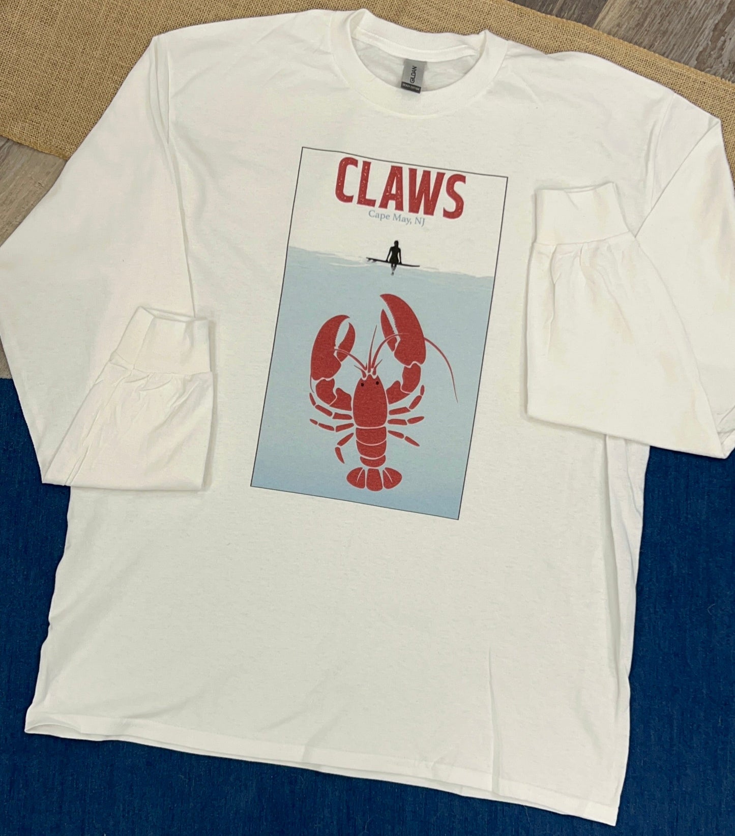 CLAWS the Movie Poster - Cape May Lobster - Sweatshirt & Long Sleeve Tee