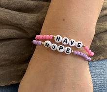 Load image into Gallery viewer, Have Hope Beaded Bracelet Set