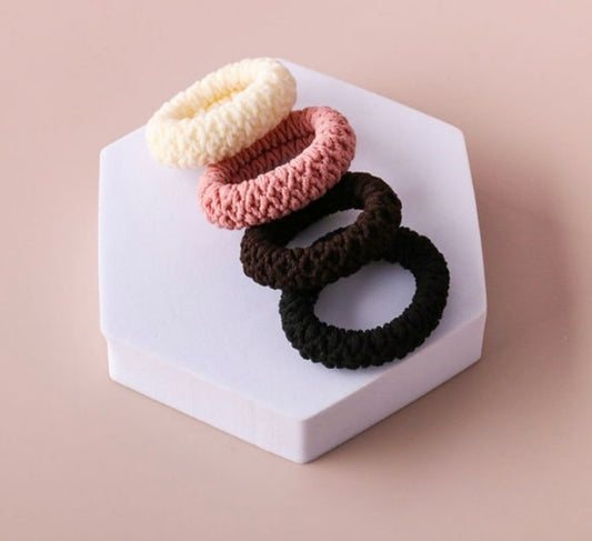 Cushy Thick Hair Tie 4 Pack