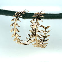 Load image into Gallery viewer, Greek Vine Open Hoop Earrings