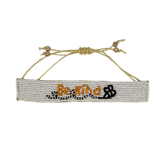 Bee Kind Bumble Bee Beaded Pull Tight Bracelet