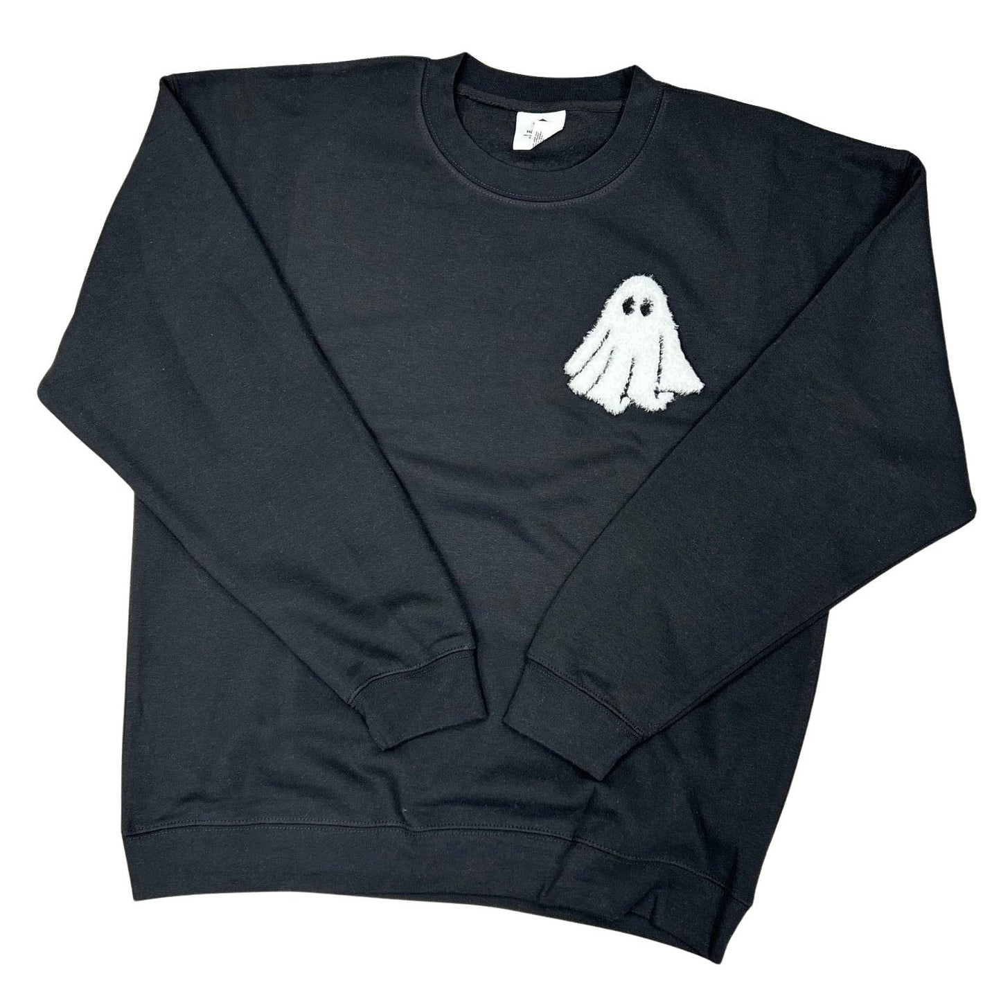 Ghosty Ghost Crew Neck Sweatshirt - In Black