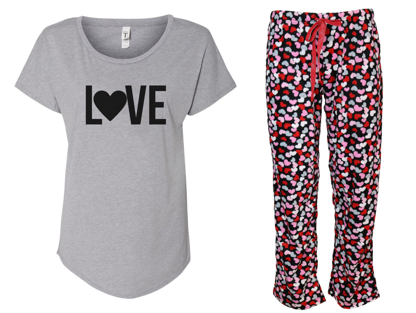 Bold Love Ladies Shirt & Pant Pajama Set