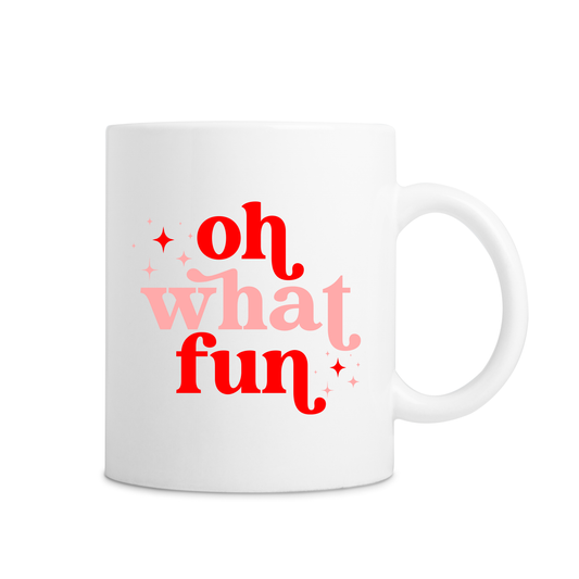 Oh What Fun Mug - White