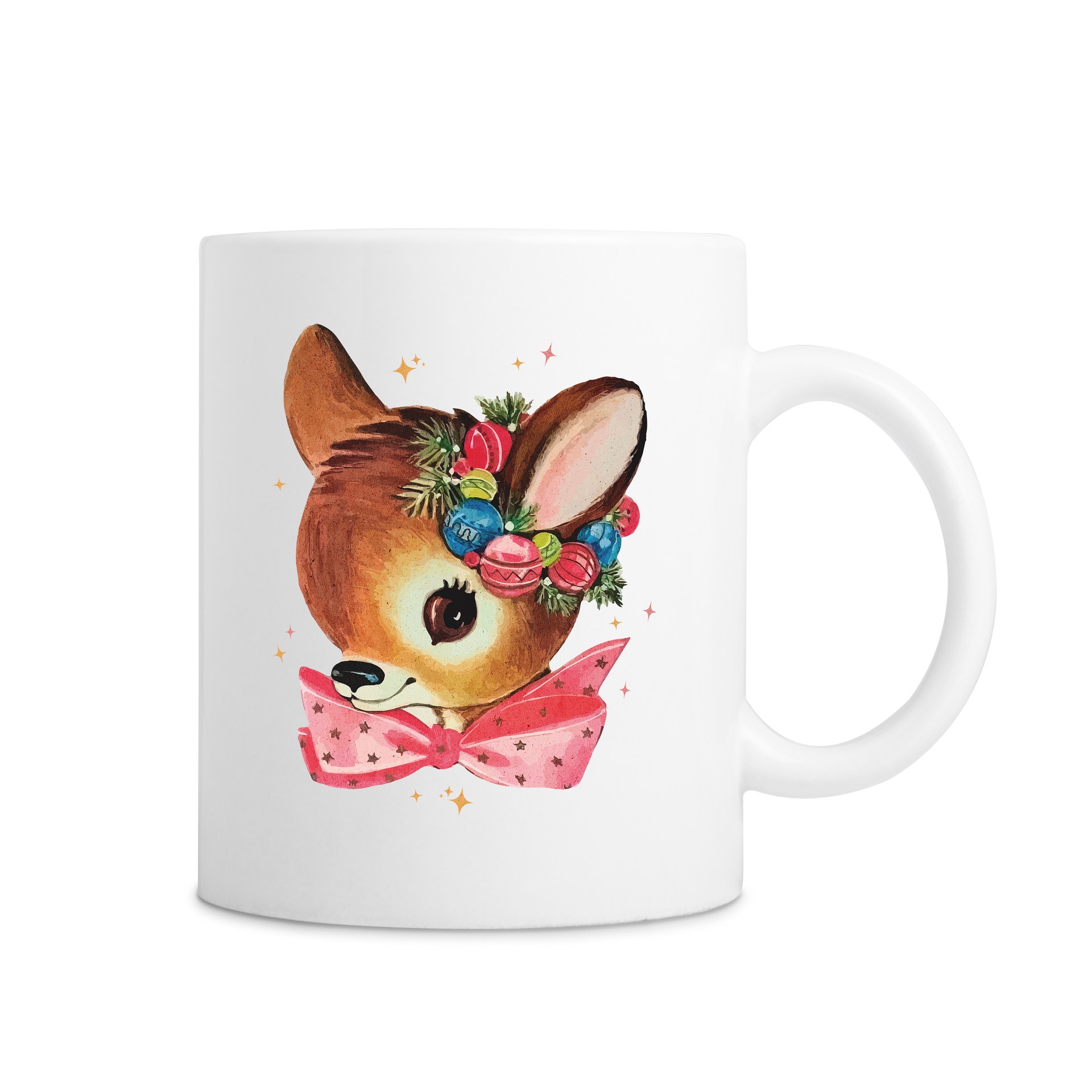 Cartoon Reindeer Mug