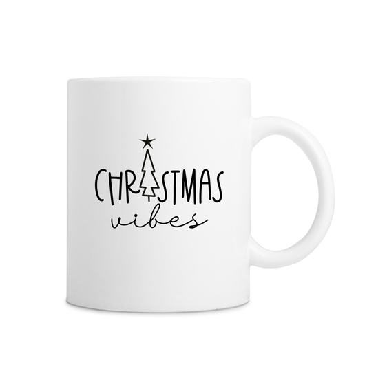 Christmas Vibes Mug - White