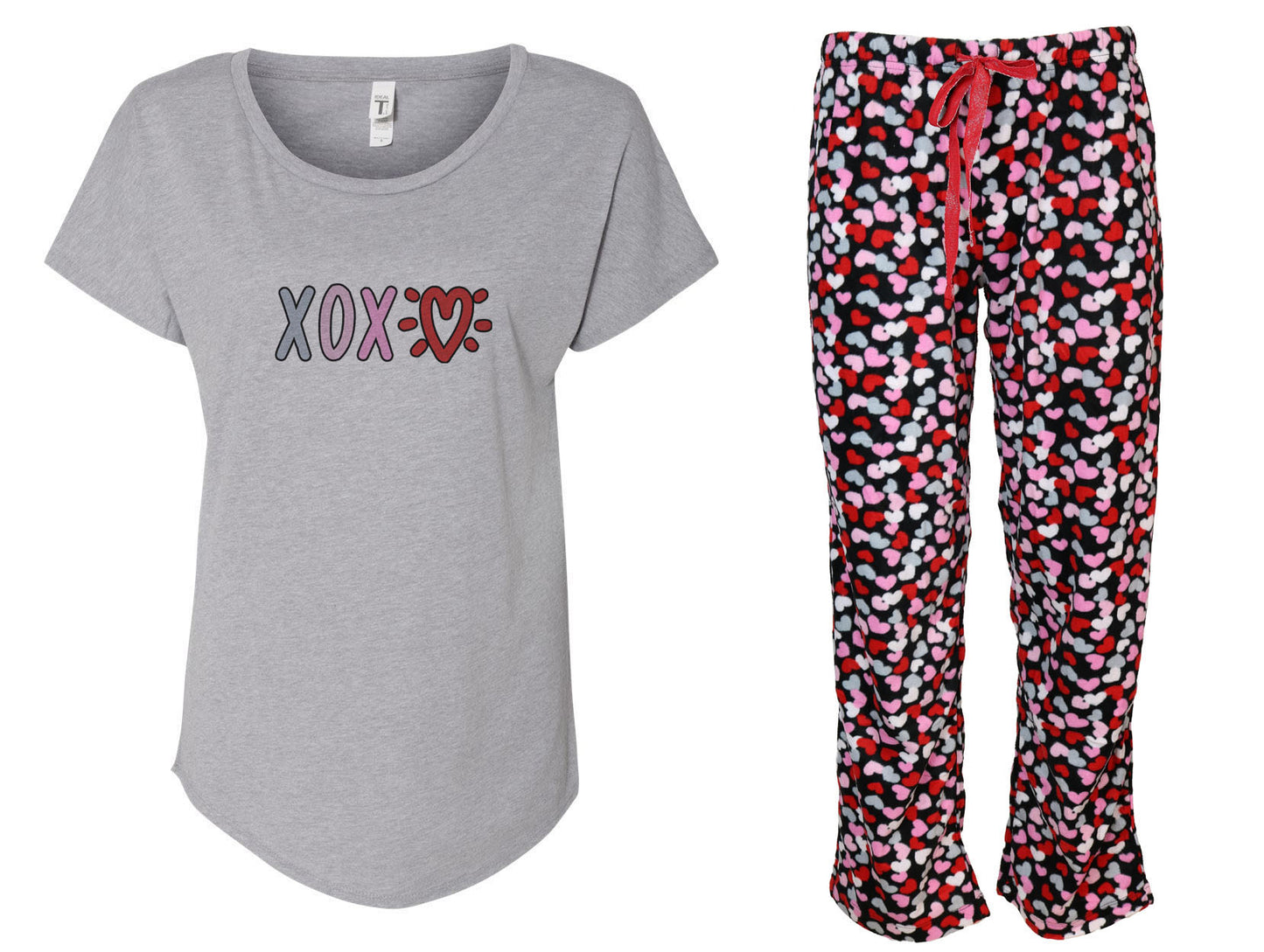 XOXO Ladies Shirt & Pant Pajama Set