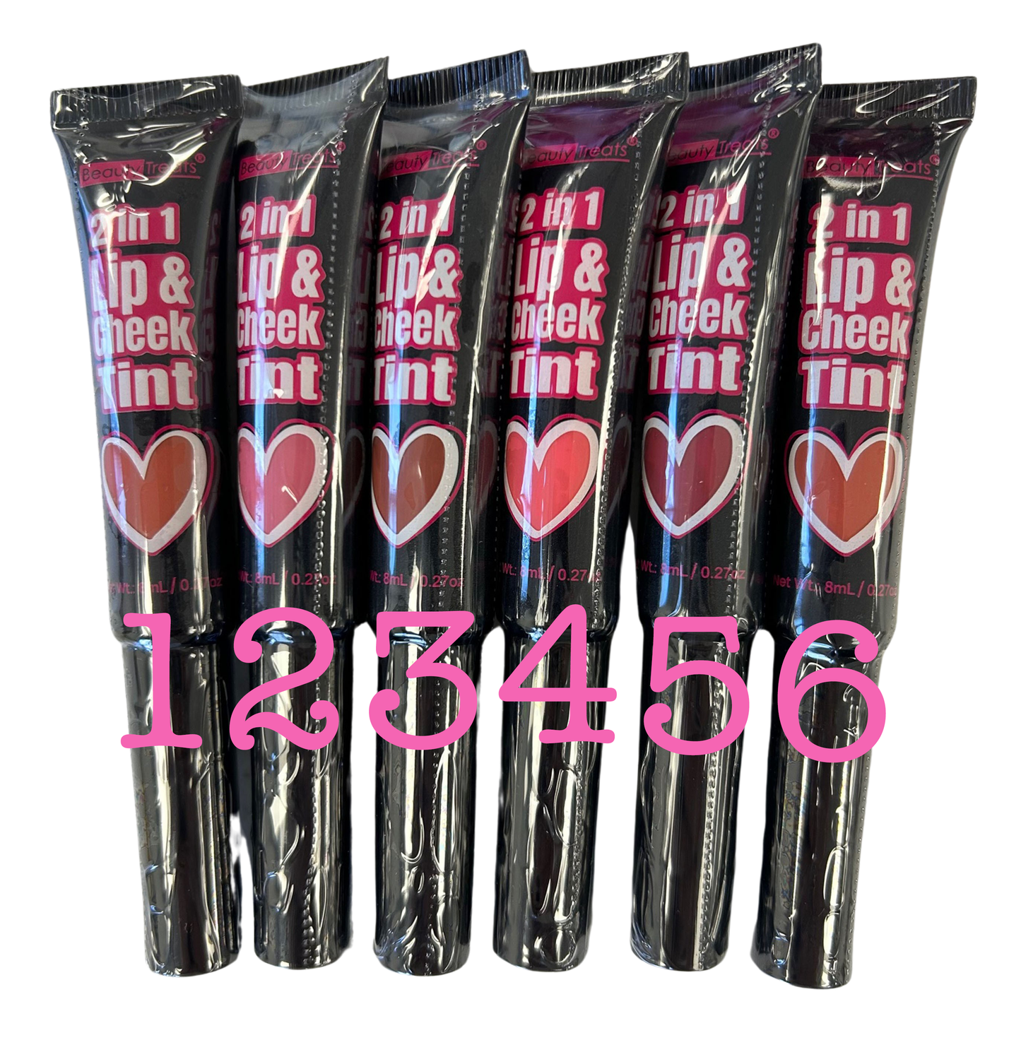 2 In 1 Lip & Cheek Buildable Tint - In 6 Shades