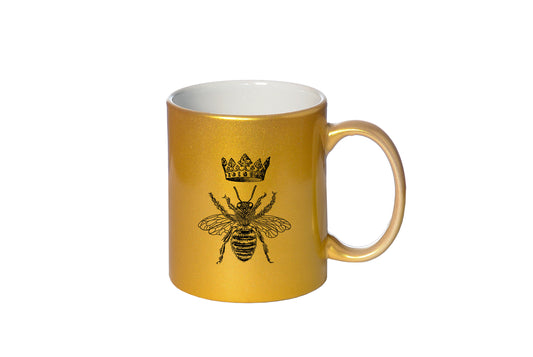 Queen Bee Mug - Gold