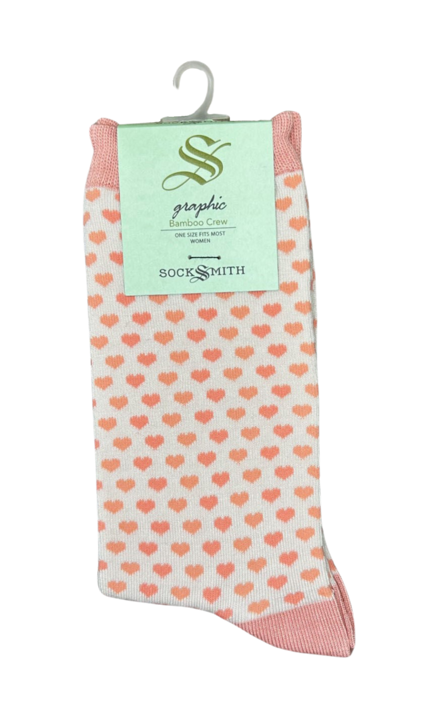 XOXO Peachy Heart Valentine's Day Mug & Sock Set