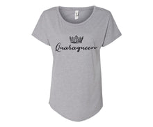 Load image into Gallery viewer, QuaraQueen Ladies Tee Shirt - In Grey &amp; White