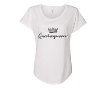 Load image into Gallery viewer, QuaraQueen Ladies Tee Shirt - In Grey &amp; White