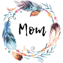 Load image into Gallery viewer, Feathers Bag - Momma, Bonus Mom, Step Mom, &amp; Mom Available