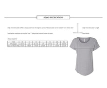 Load image into Gallery viewer, A Woman&#39;s Place Ladies Tee Shirt - In Grey &amp; White