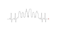 Load image into Gallery viewer, Philadelphia Pride Heartbeat Skyline Mug