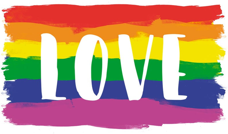 Rainbow Love Polka Dots Pride Pajama Set